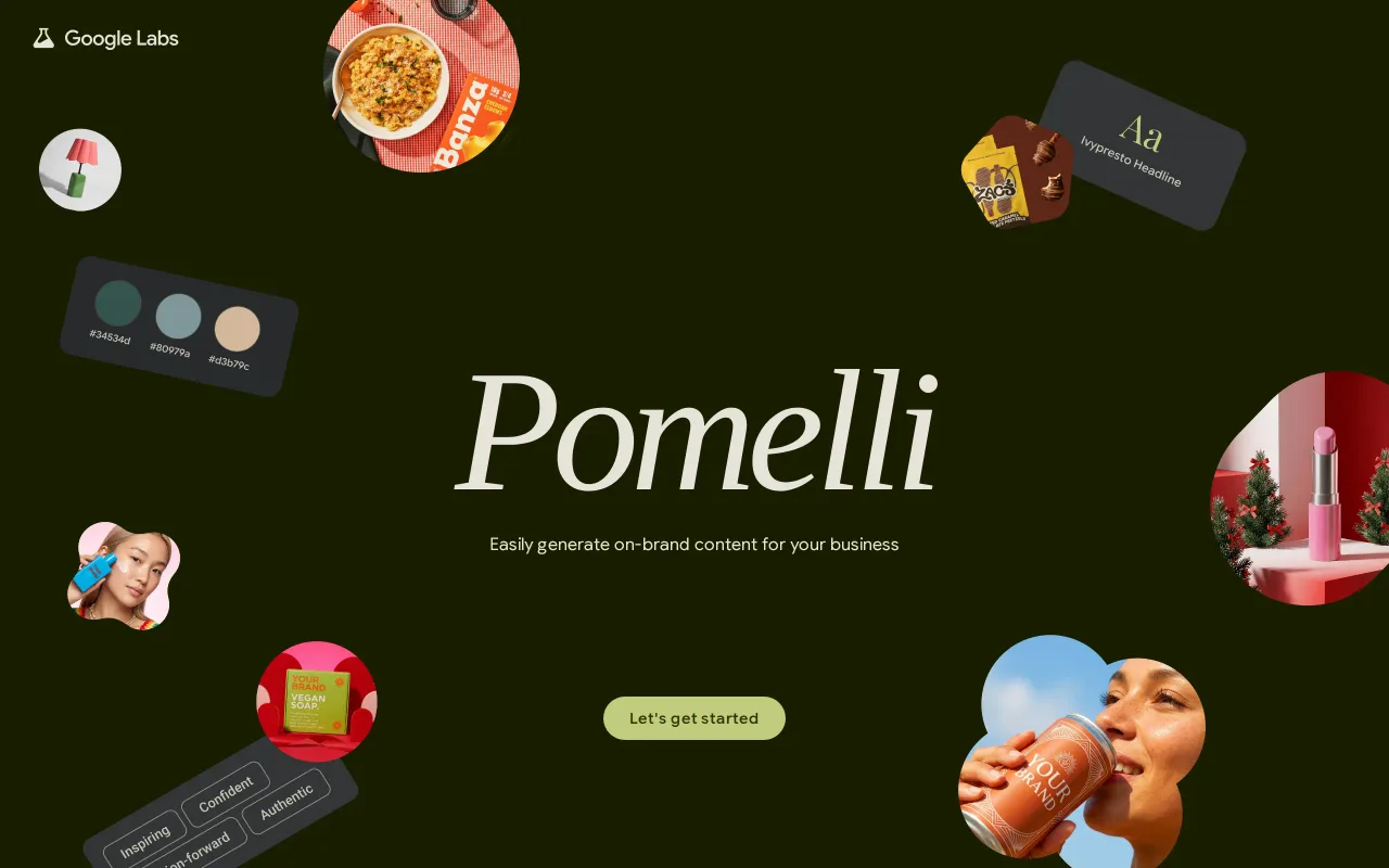 Pomelli screenshot