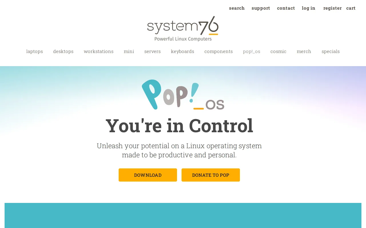 Pop!_OS screenshot