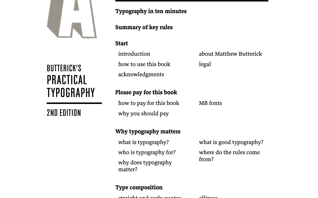 Practical Typography screenshot