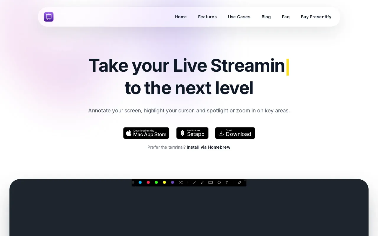 Presentify screenshot