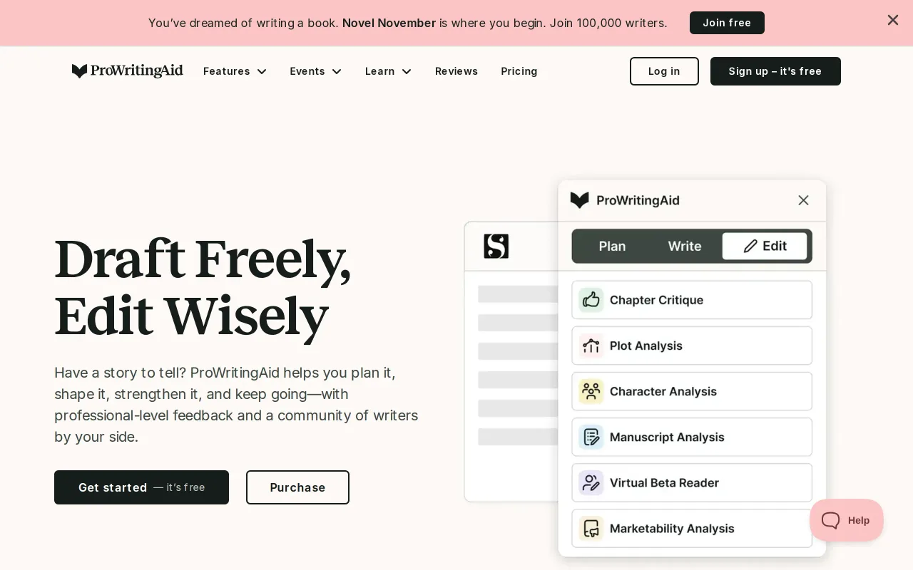 ProWritingAid screenshot