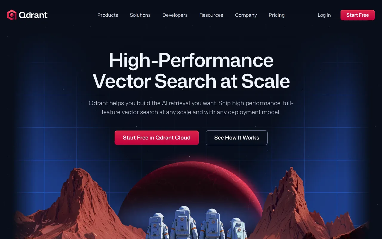 Qdrant screenshot