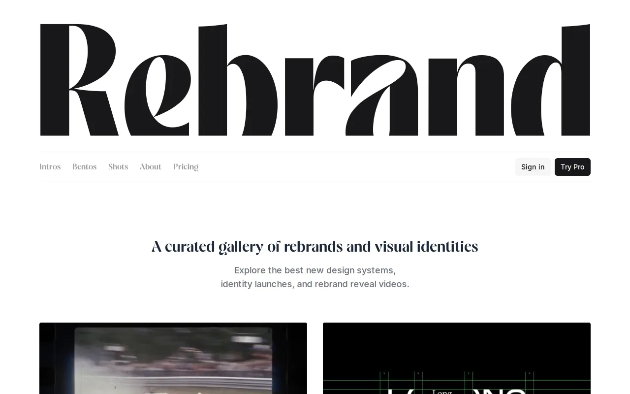 Rebrand Gallery screenshot