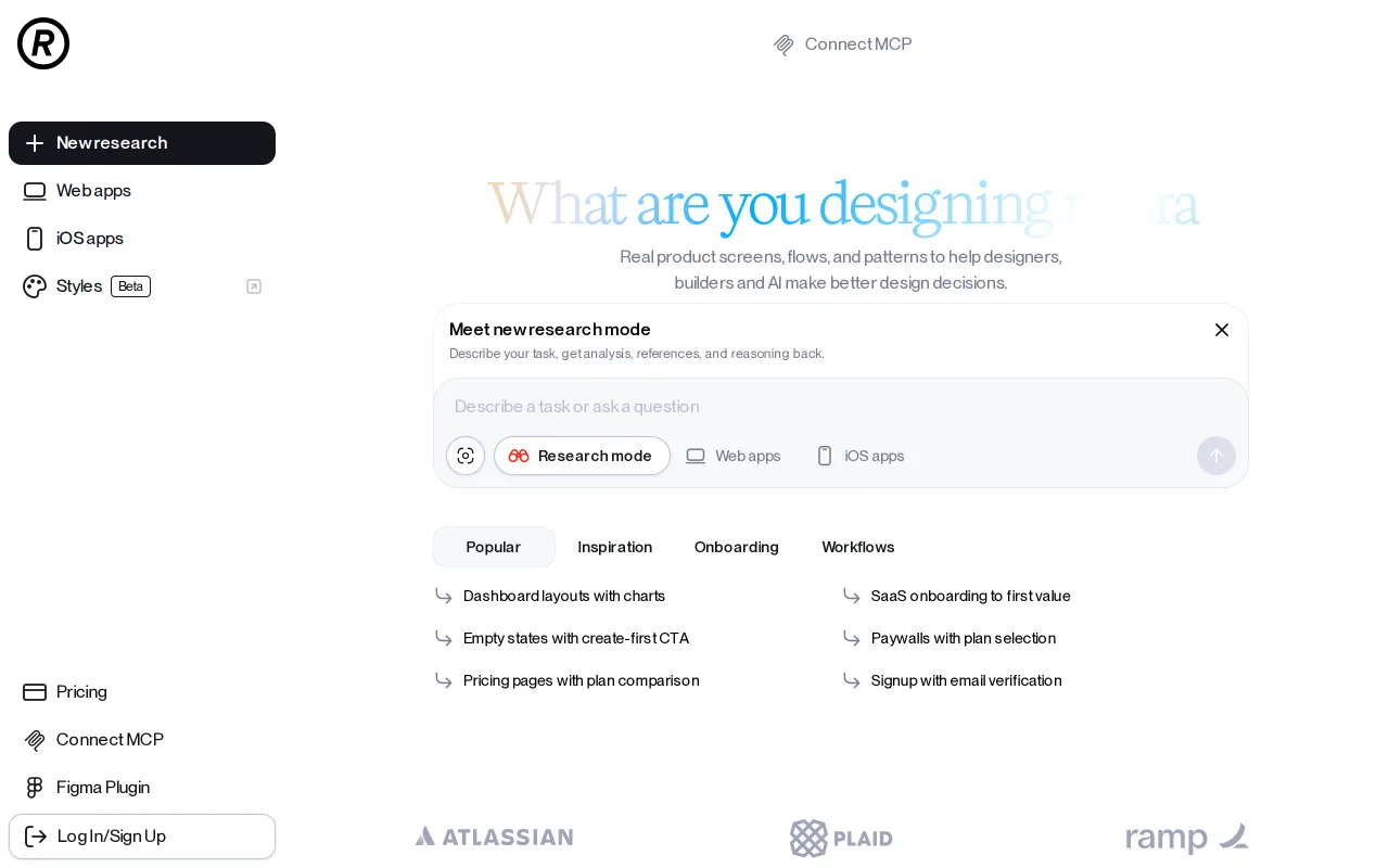 Refero screenshot