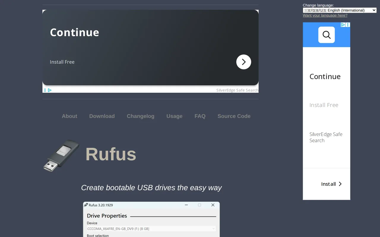 Rufus screenshot