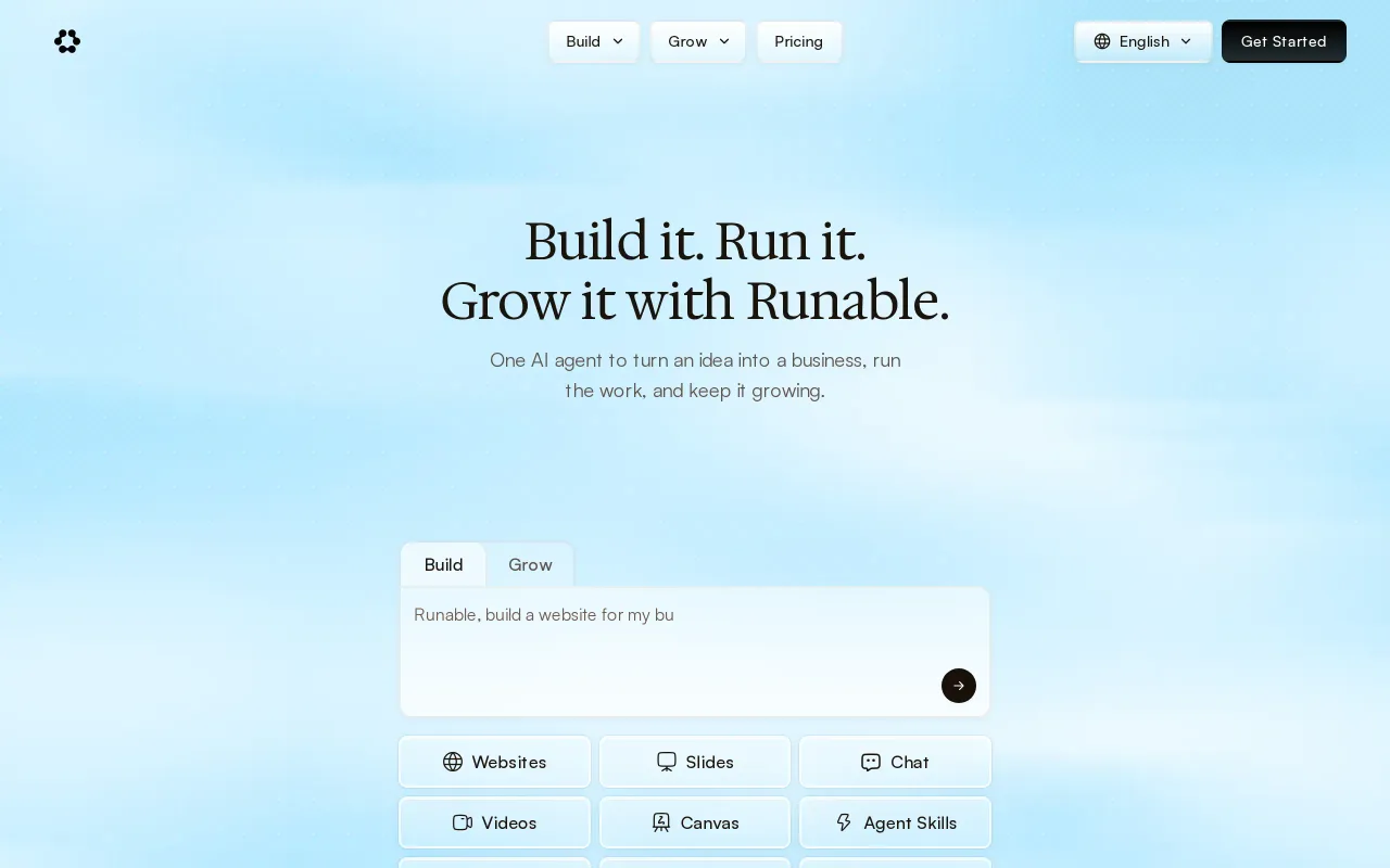 Runable screenshot