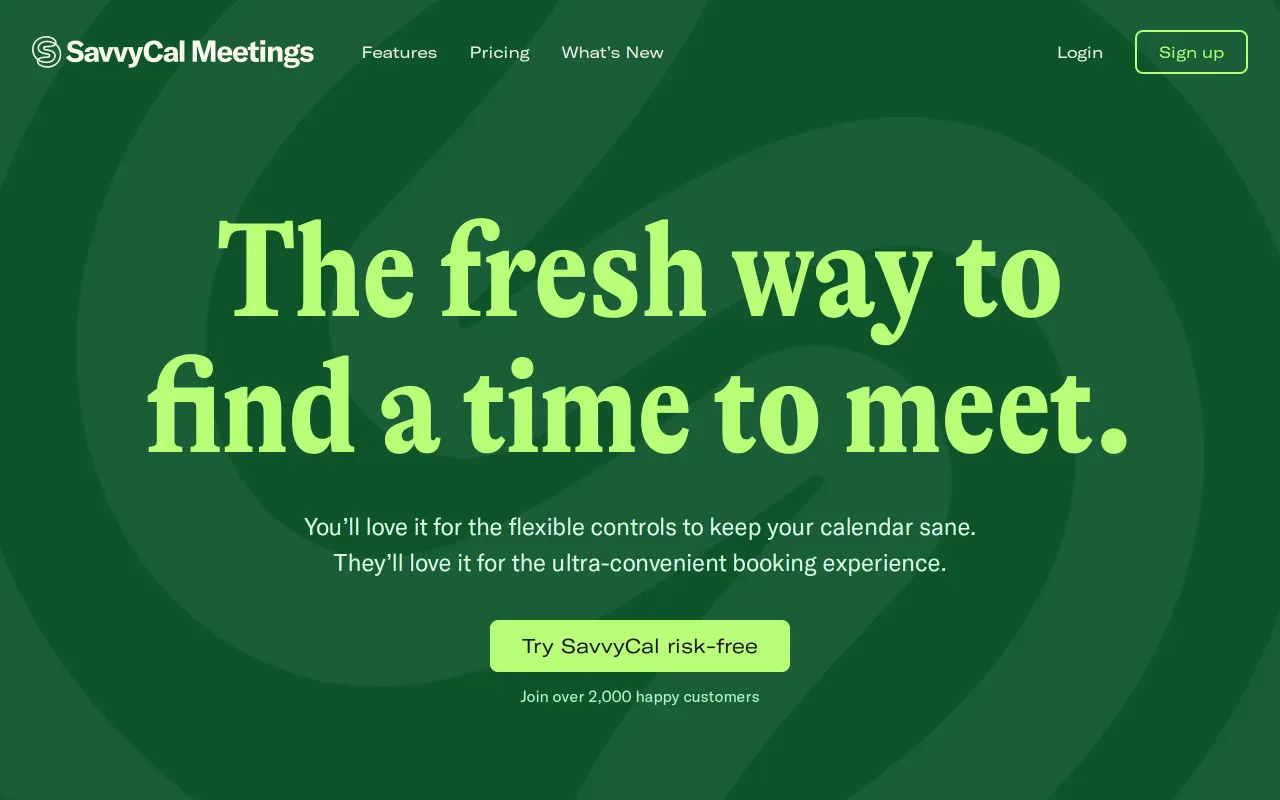SavvyCal screenshot