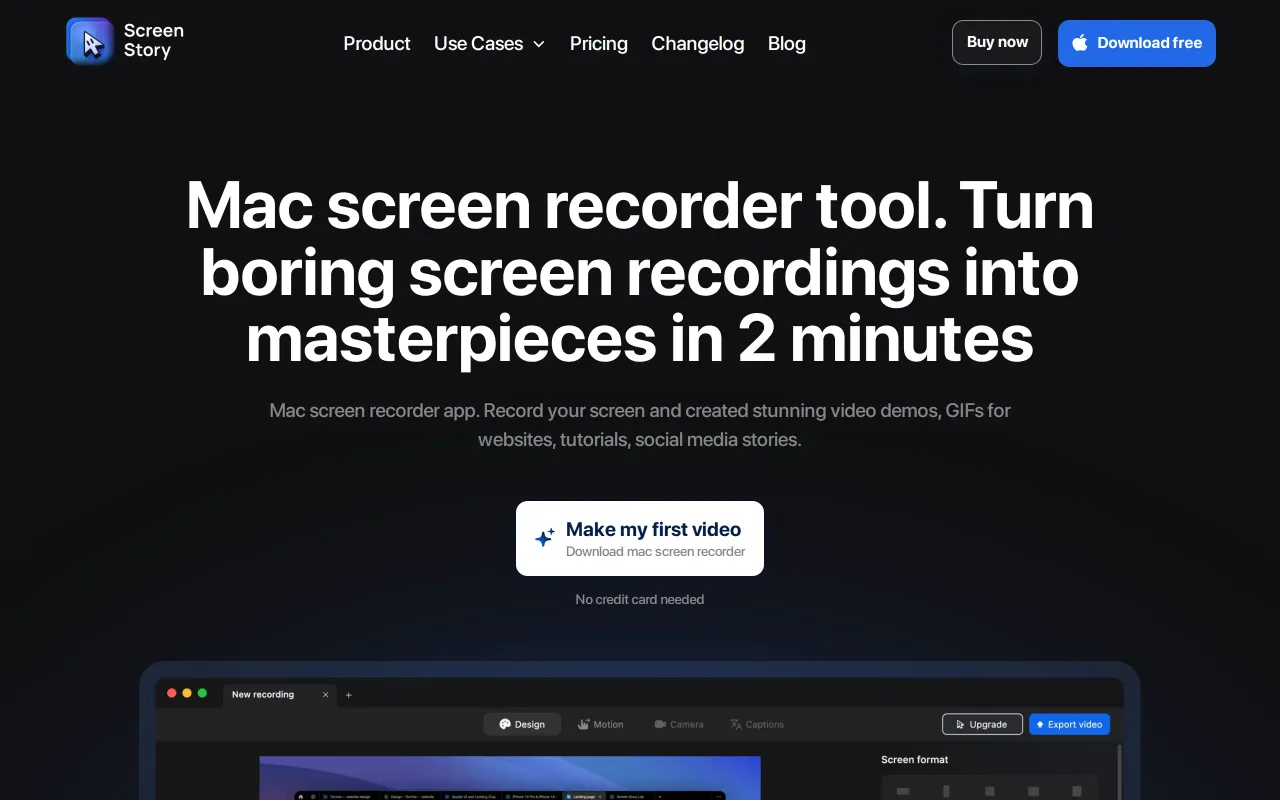 ScreenStory screenshot
