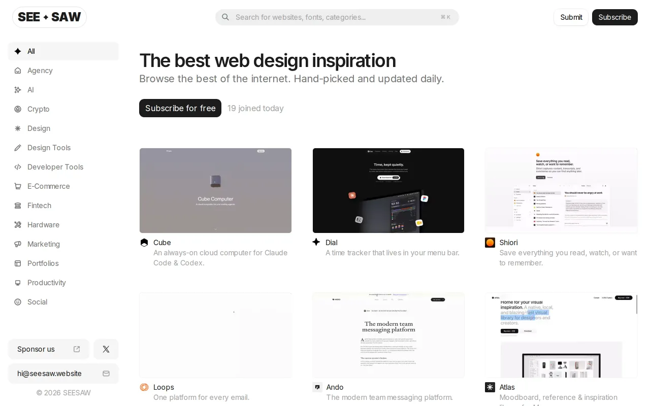 SeeSaw screenshot