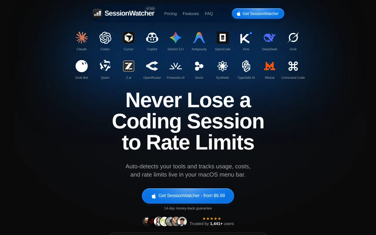 SessionWatcher screenshot