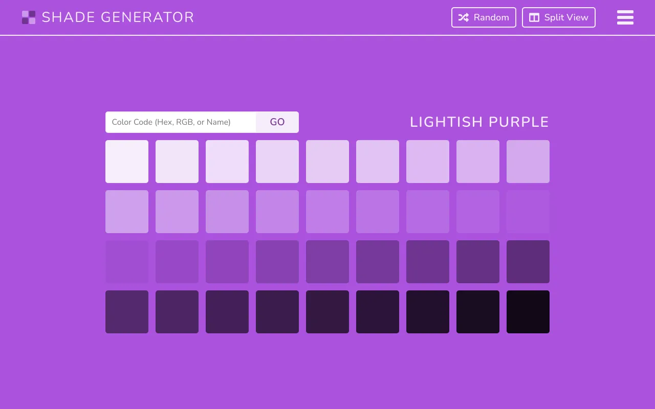 Shade Generator screenshot