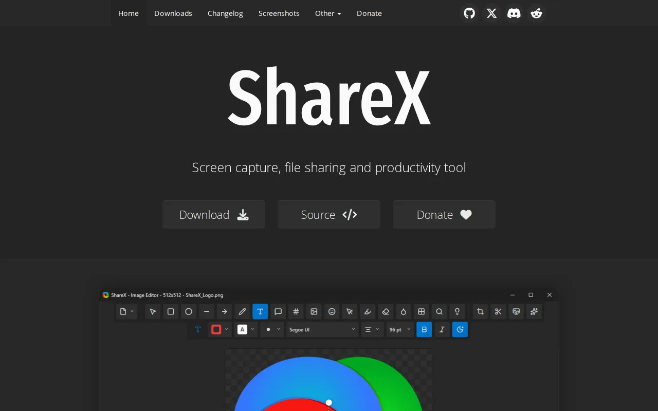 ShareX screenshot