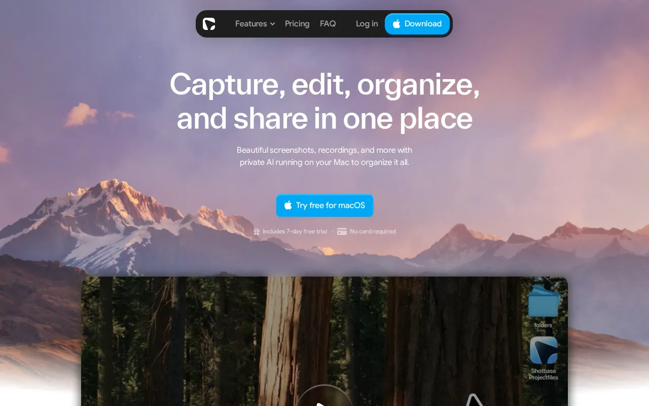 Shotbase screenshot
