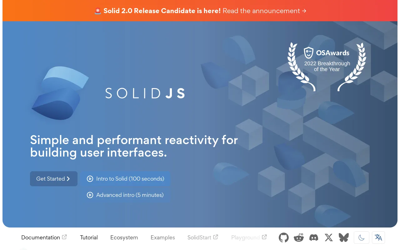 SolidJS screenshot