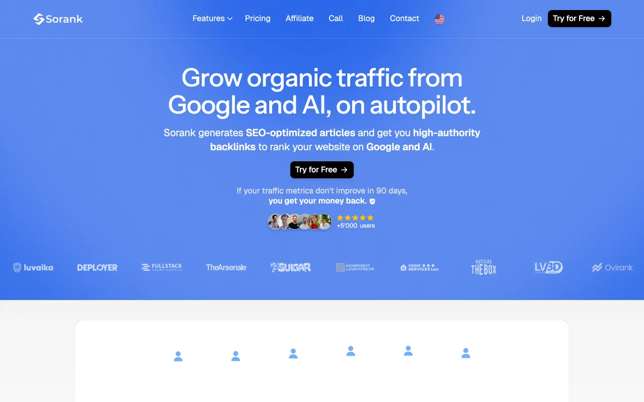 Sorank screenshot