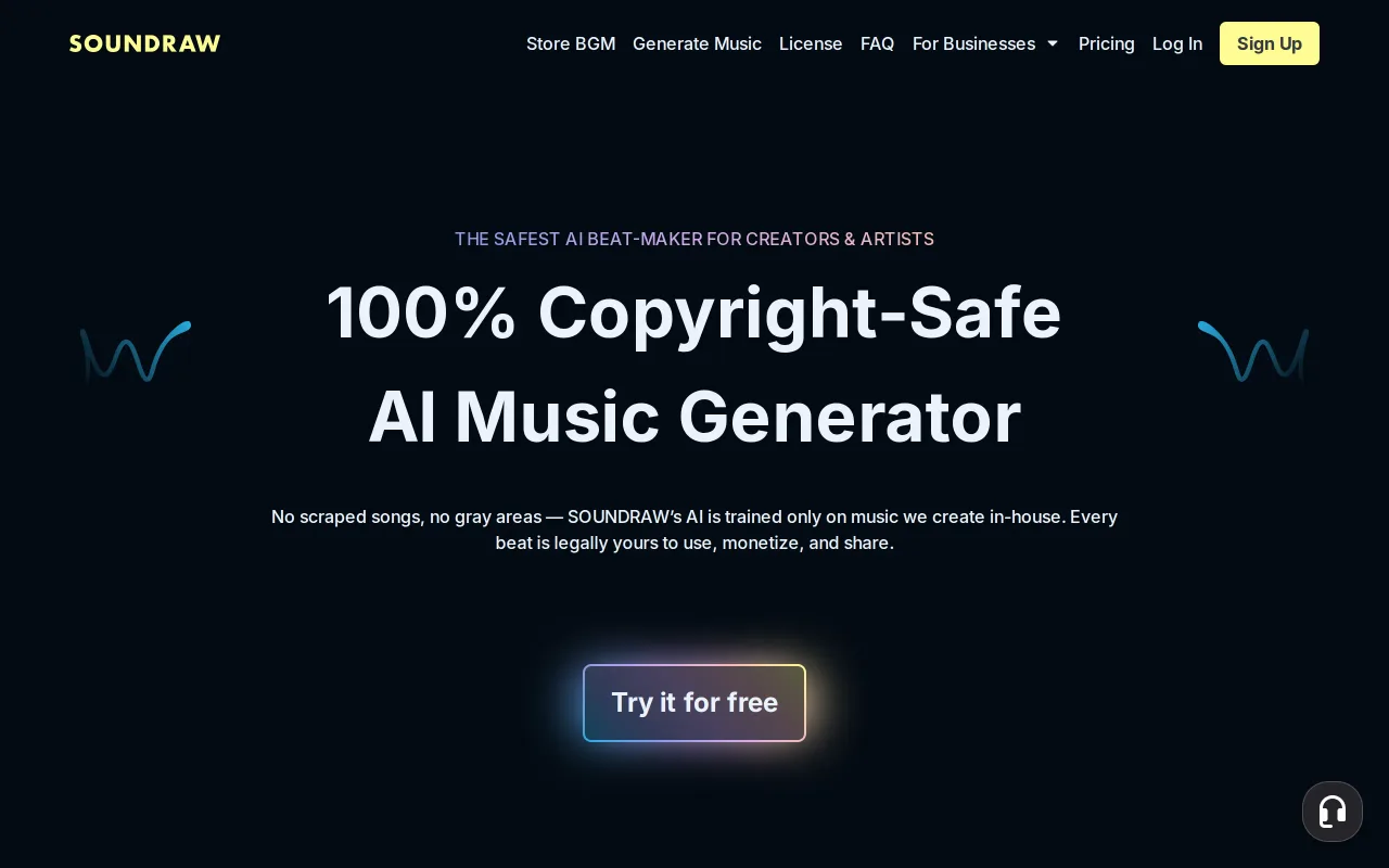 Soundraw screenshot