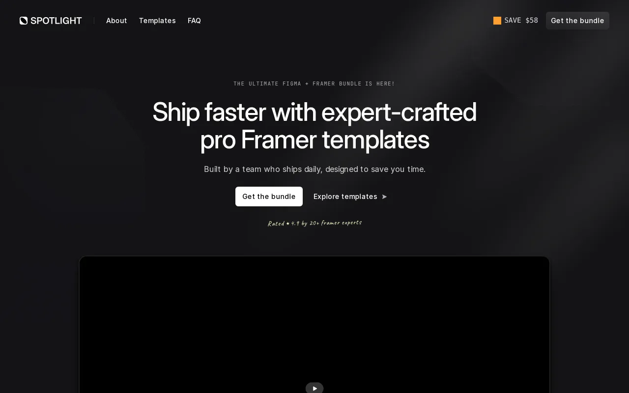 Spotlight Design screenshot