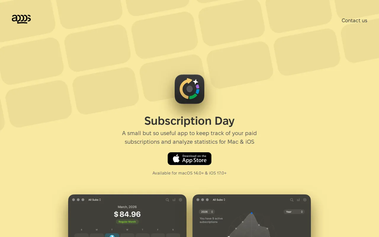 Subscription Day screenshot
