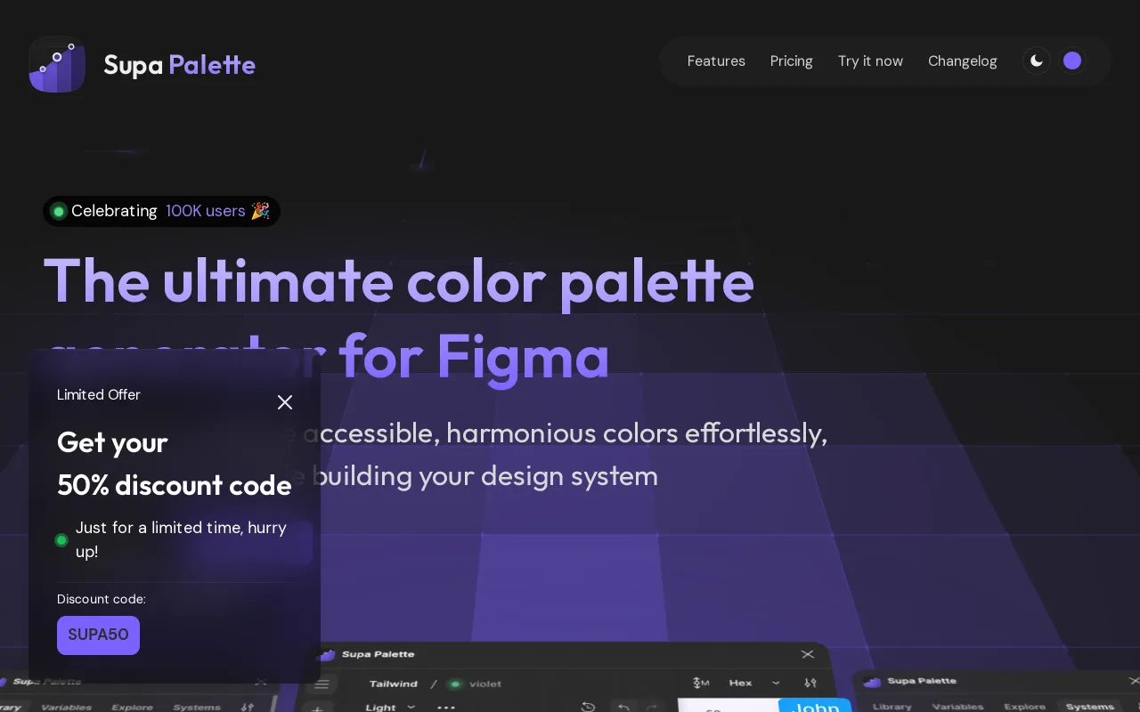 Supa Palette screenshot