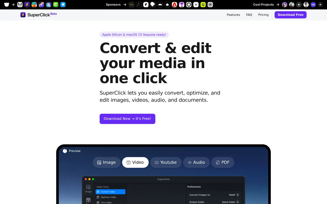 SuperClick screenshot