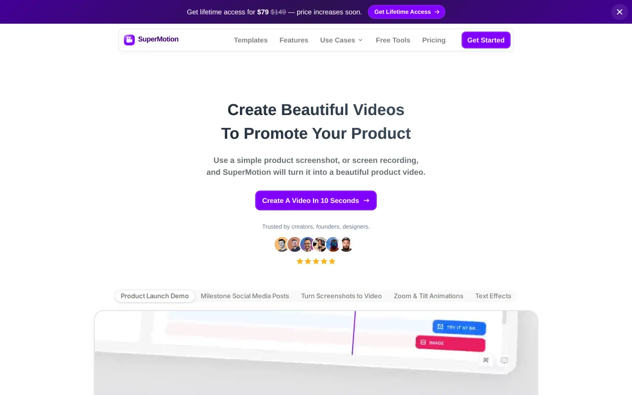 Supermotion screenshot