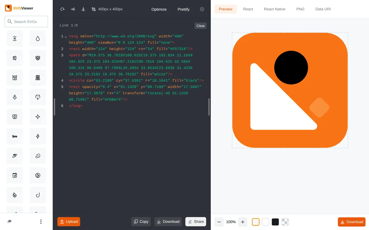 SVGViewer screenshot