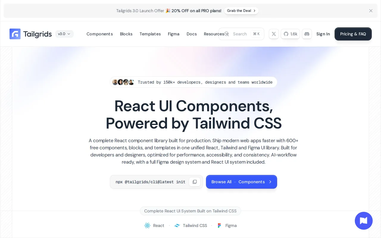 Tailgrids screenshot
