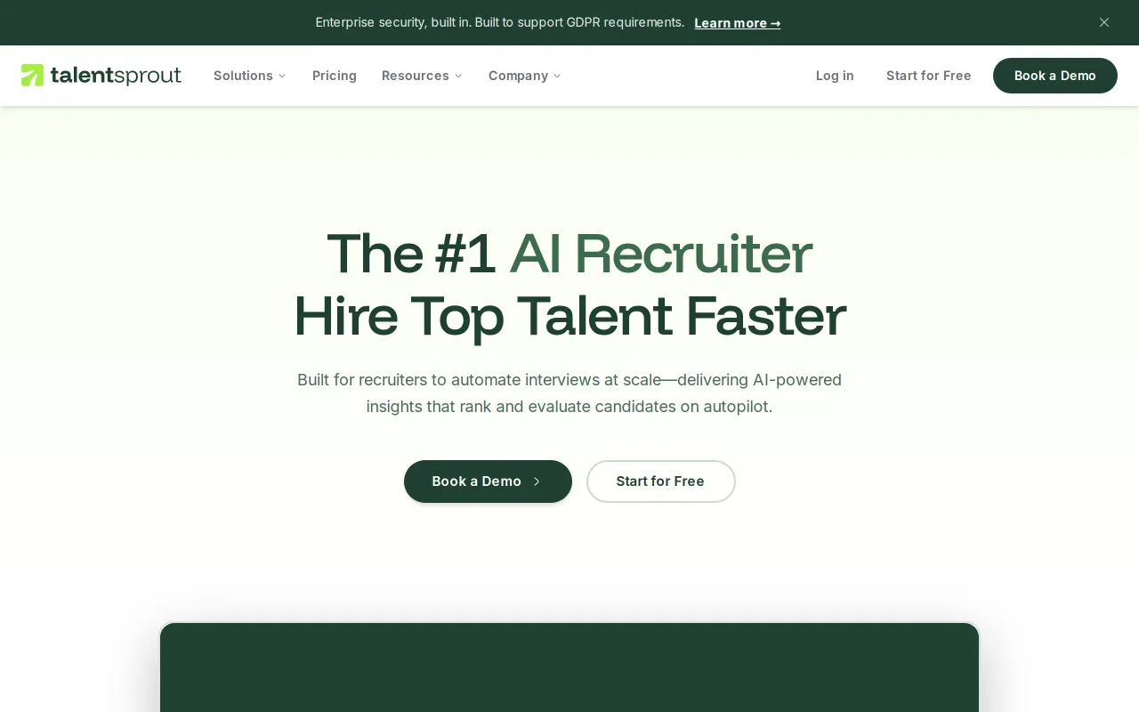 TalentSprout screenshot