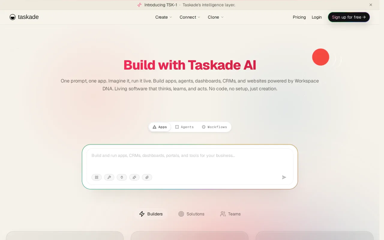 Taskade AI screenshot
