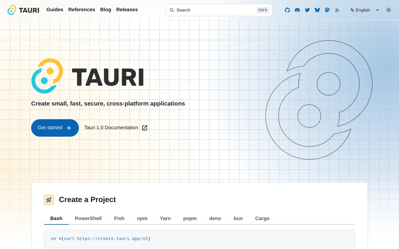 Tauri screenshot