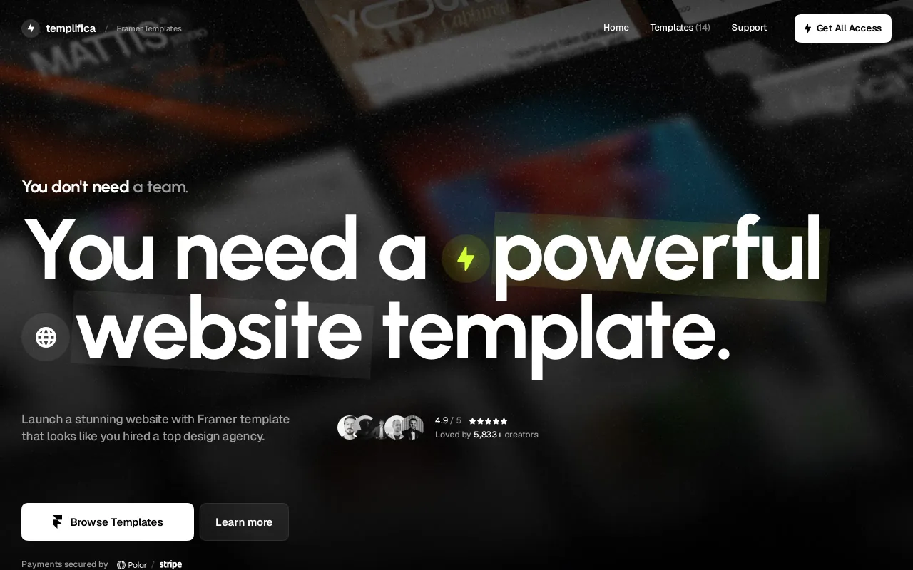 Templifica screenshot