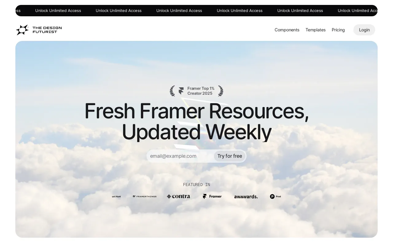 THE DESIGN FUTURIST screenshot
