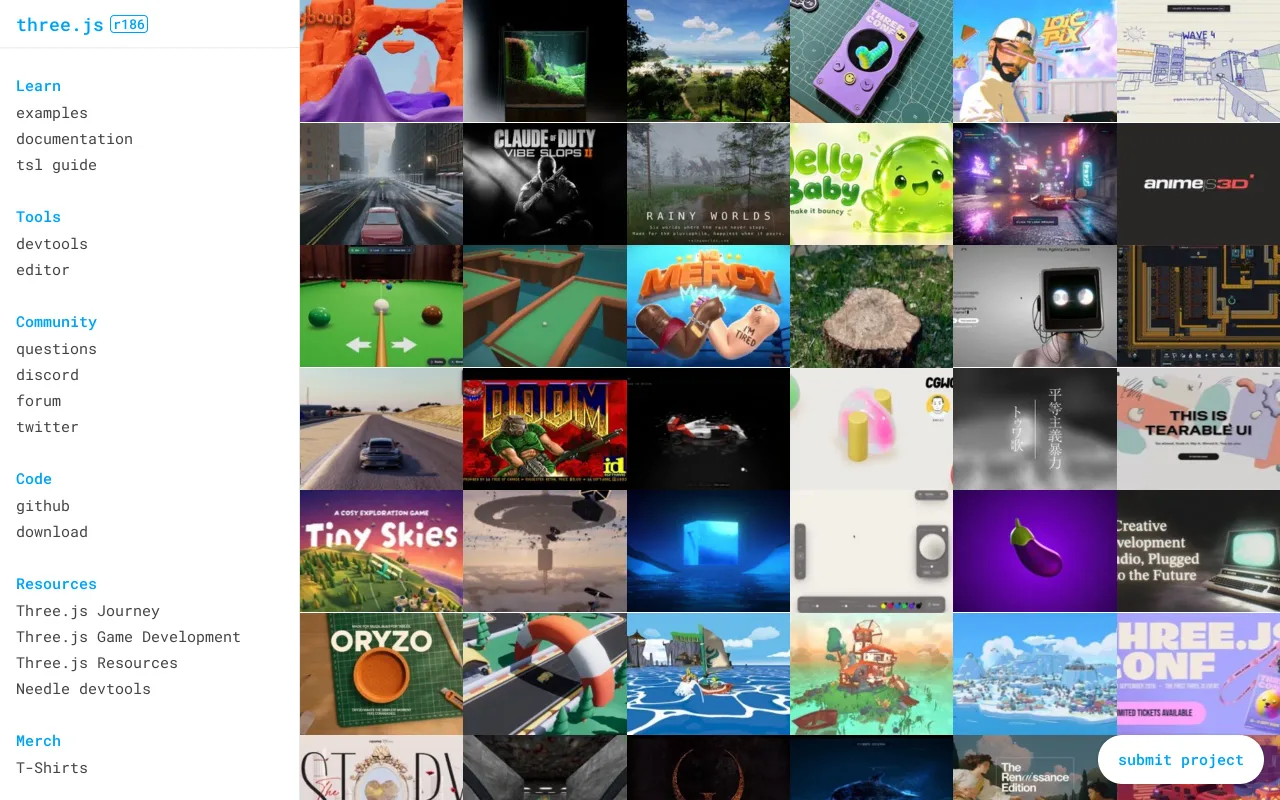 Three.js screenshot
