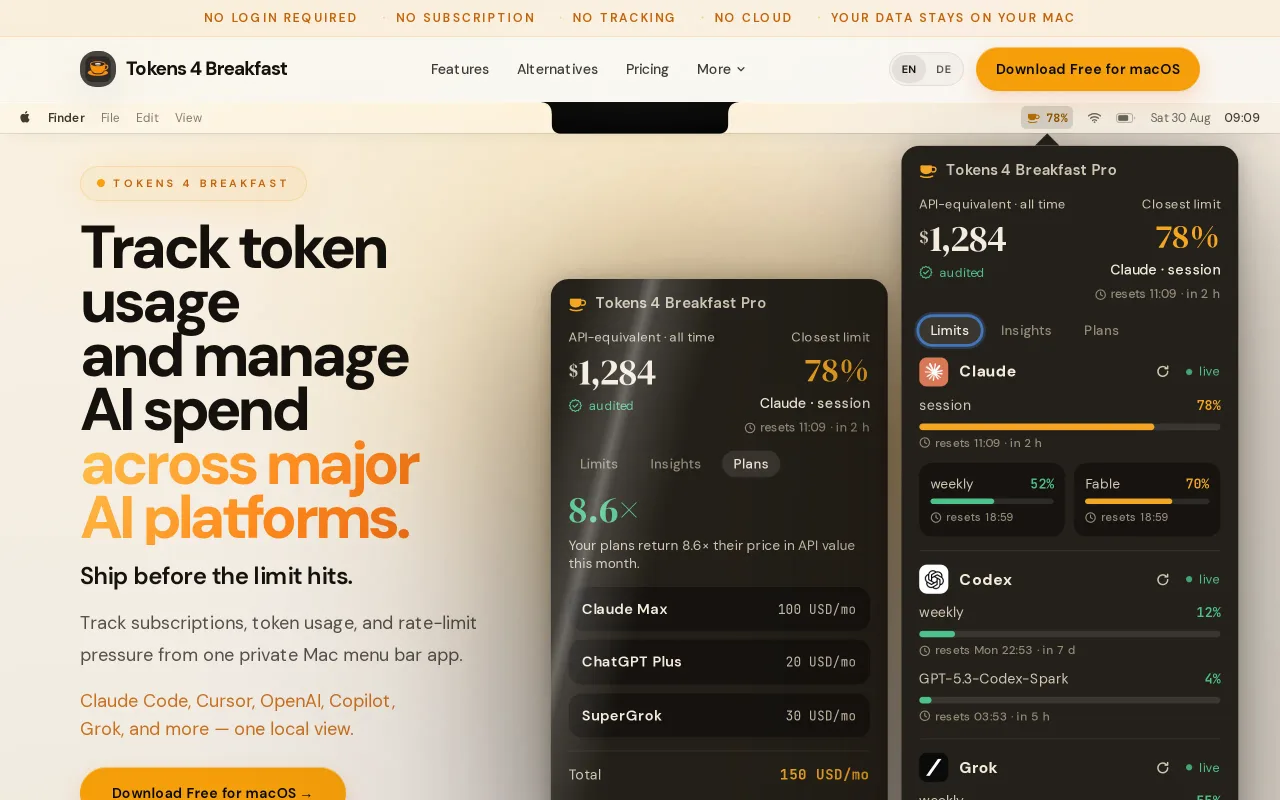 Tokens 4 Breakfast screenshot