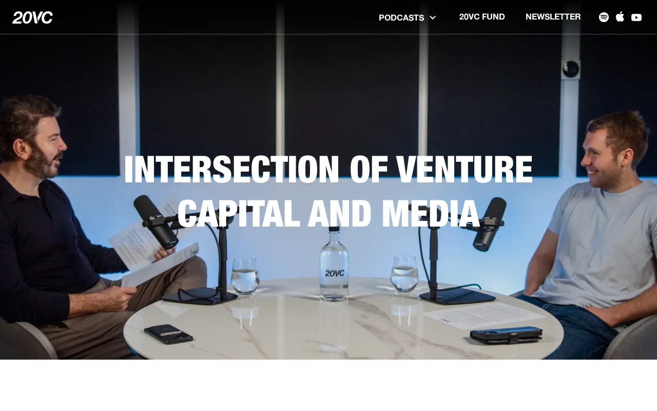 Twenty Minute VC screenshot