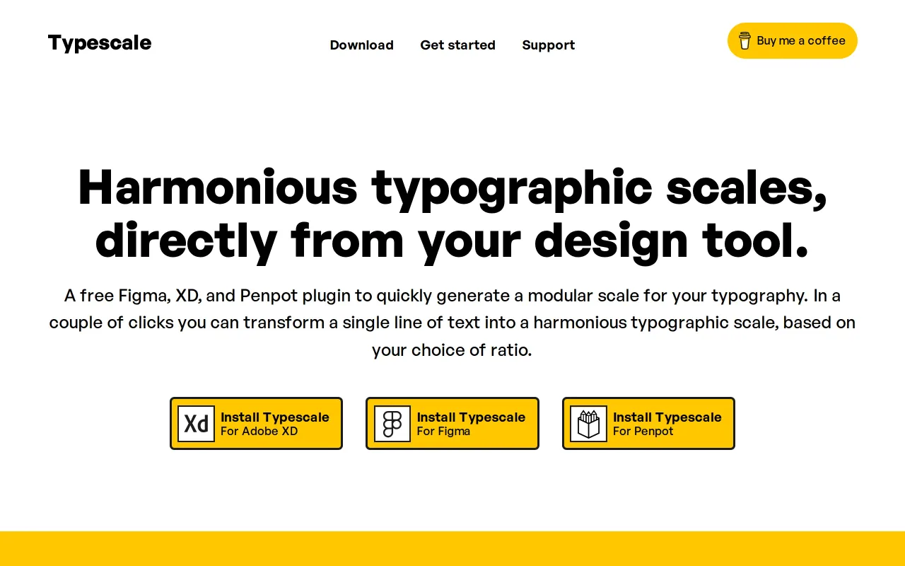 Typescale screenshot