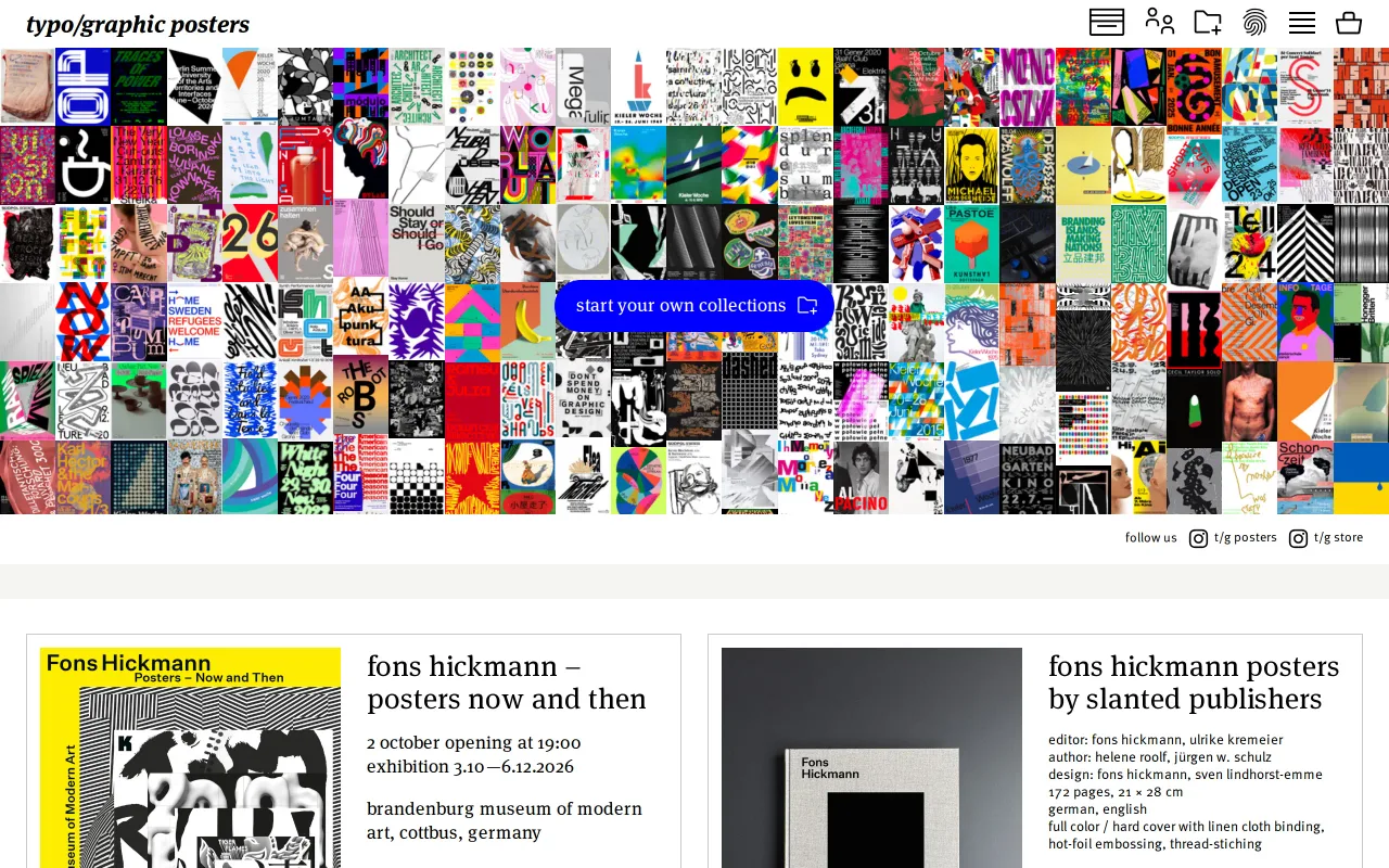Typographic Posters screenshot