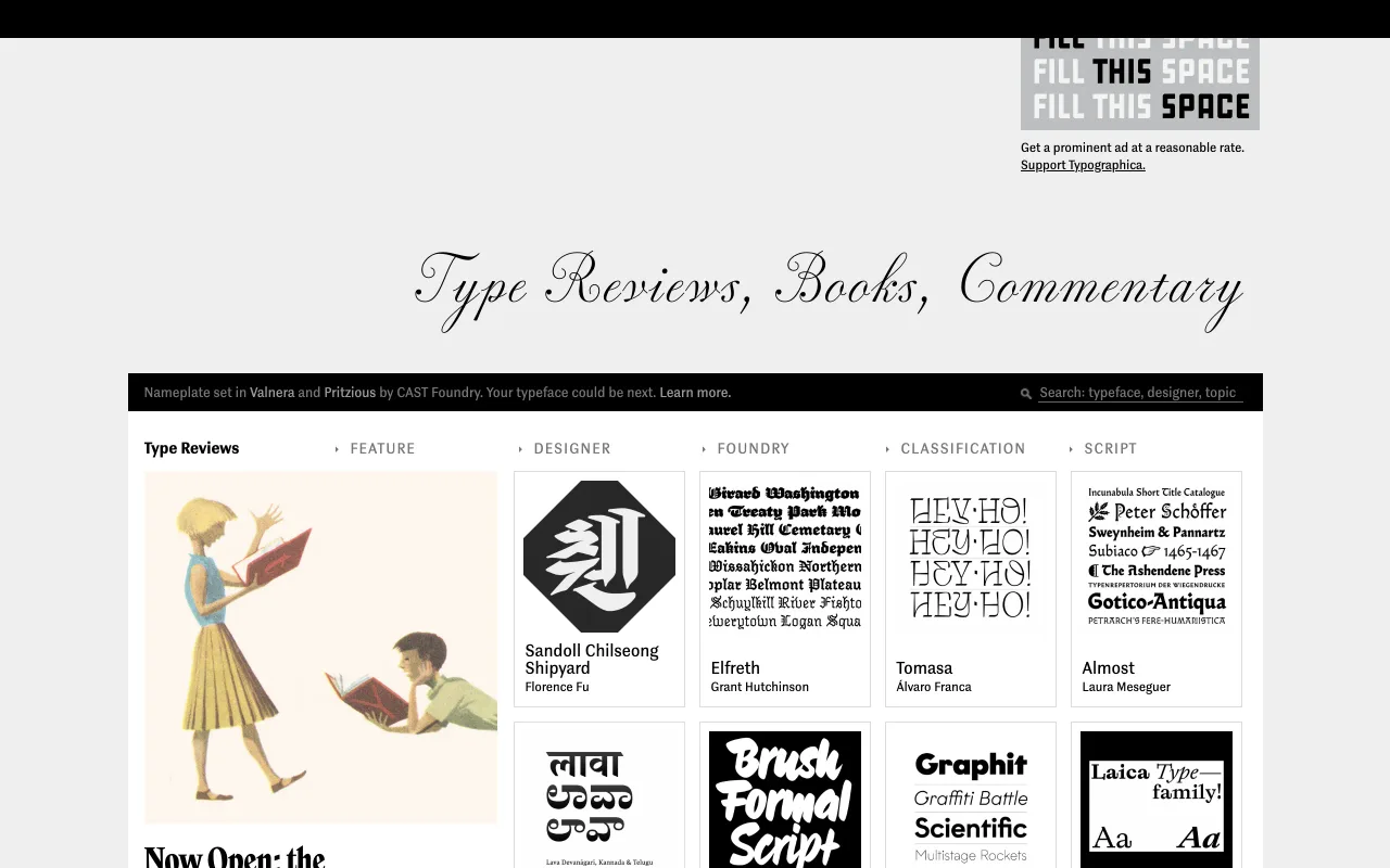 Typographica screenshot