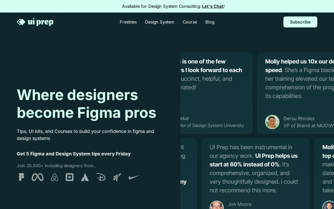 UI Prep screenshot