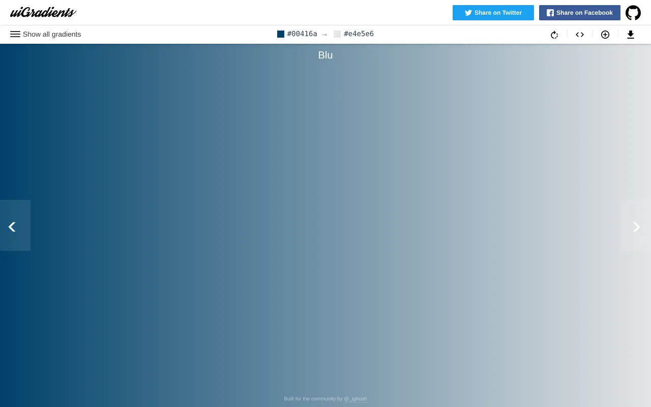 uiGradients screenshot