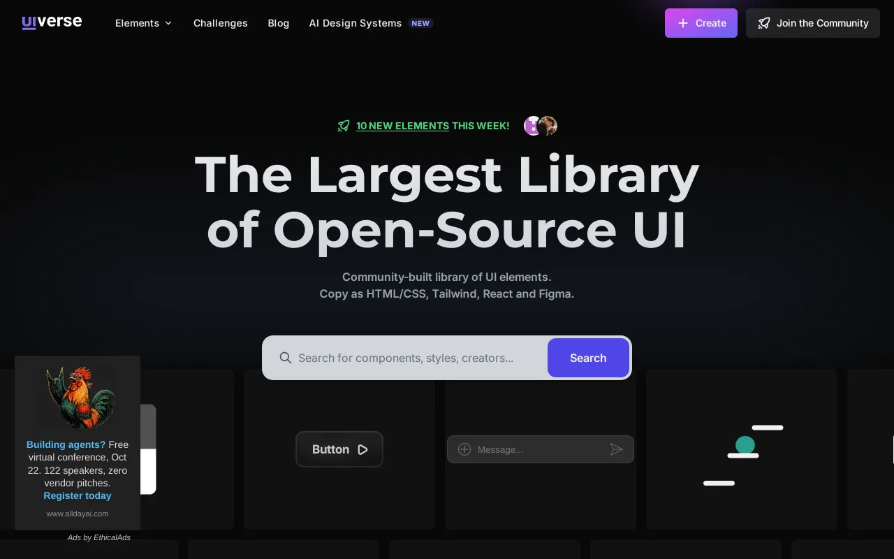 UIverse screenshot