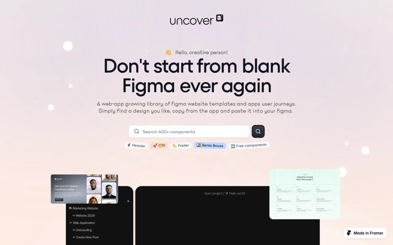 Uncoverlab screenshot