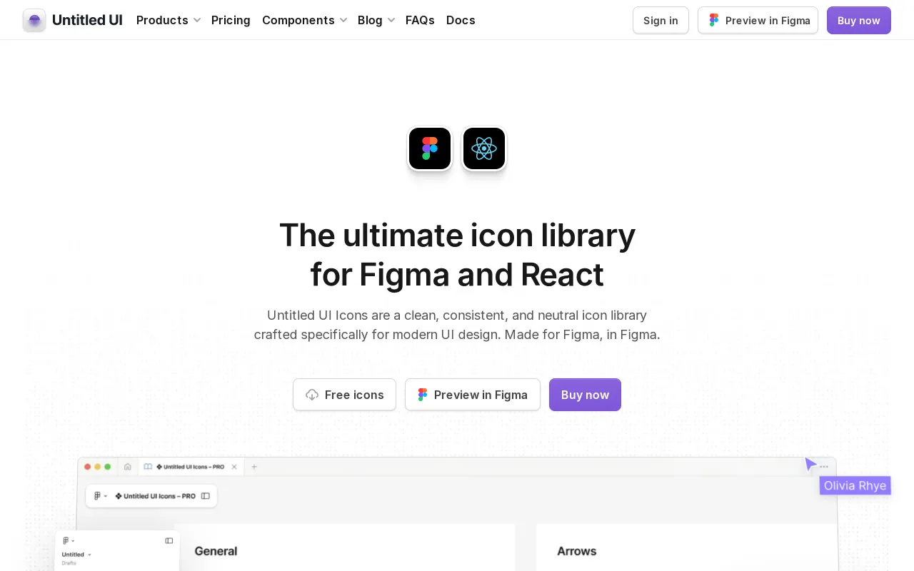 Untitled UI Icons screenshot