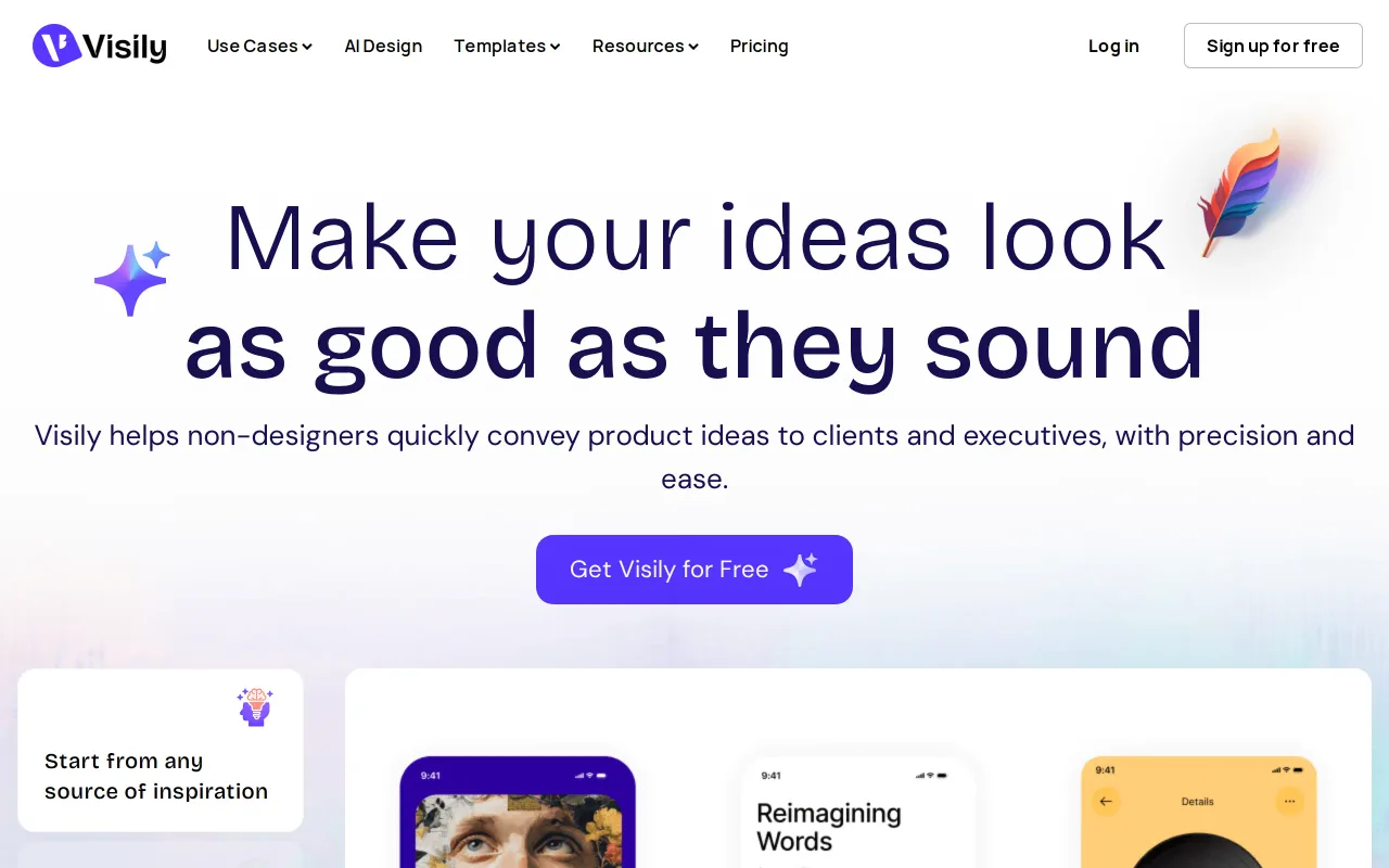 Visily screenshot