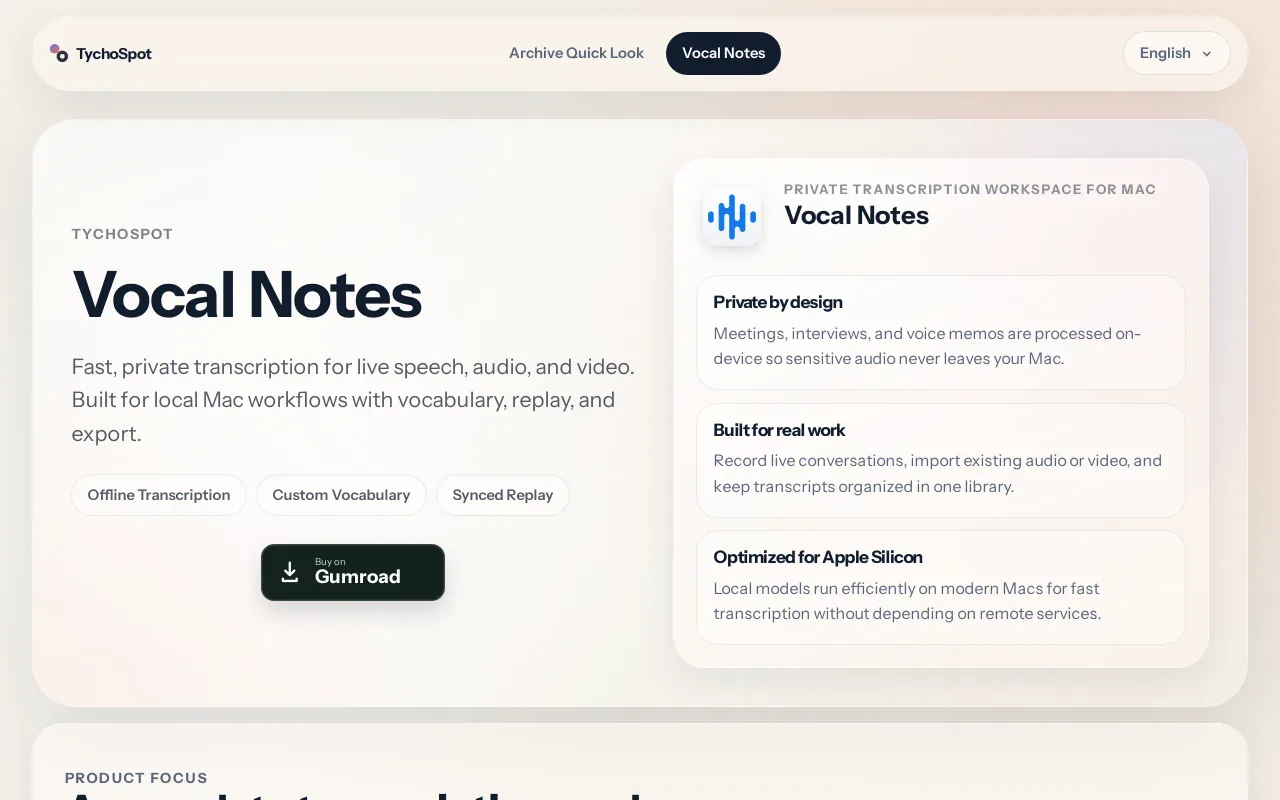 Vocal Notes screenshot