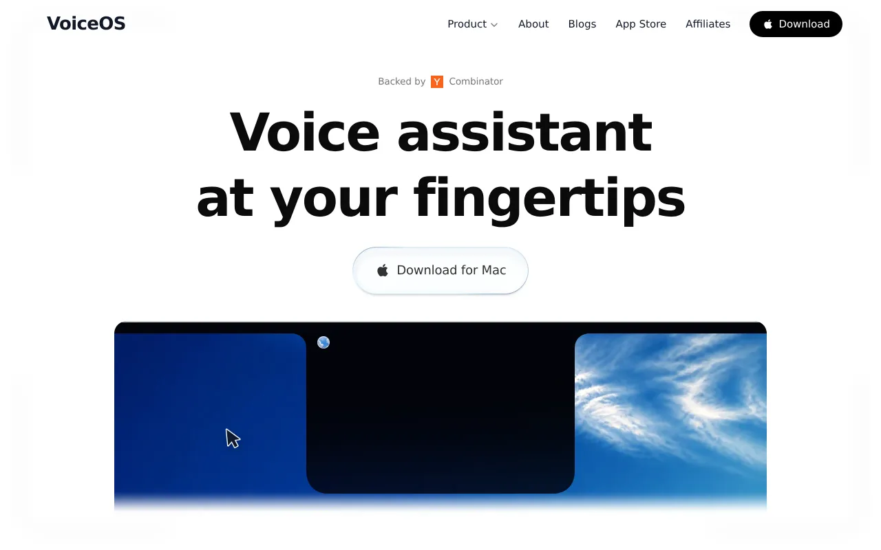 VoiceOS screenshot