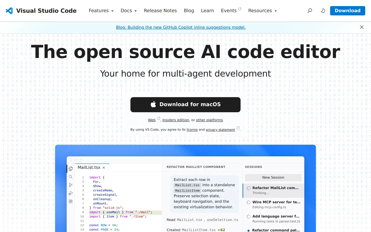 VS Code screenshot