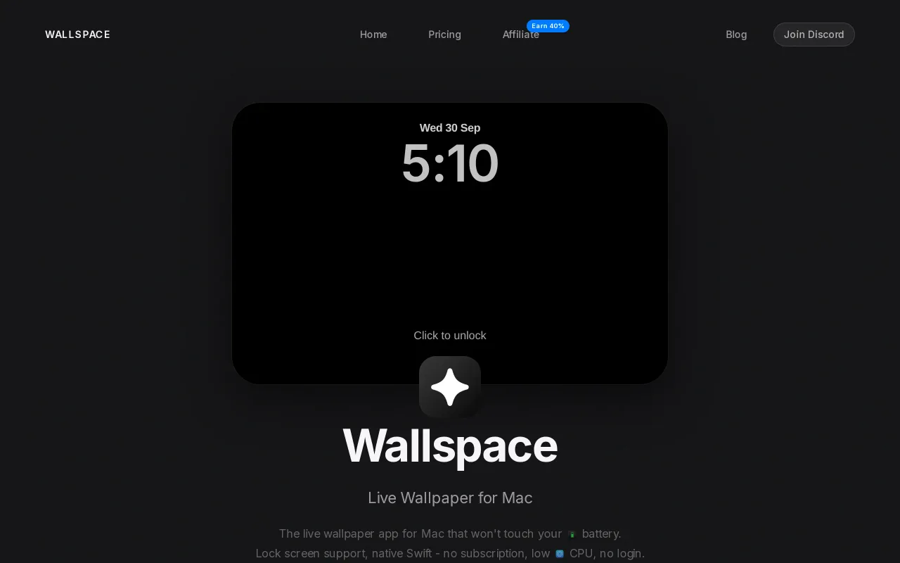 Wallspace screenshot
