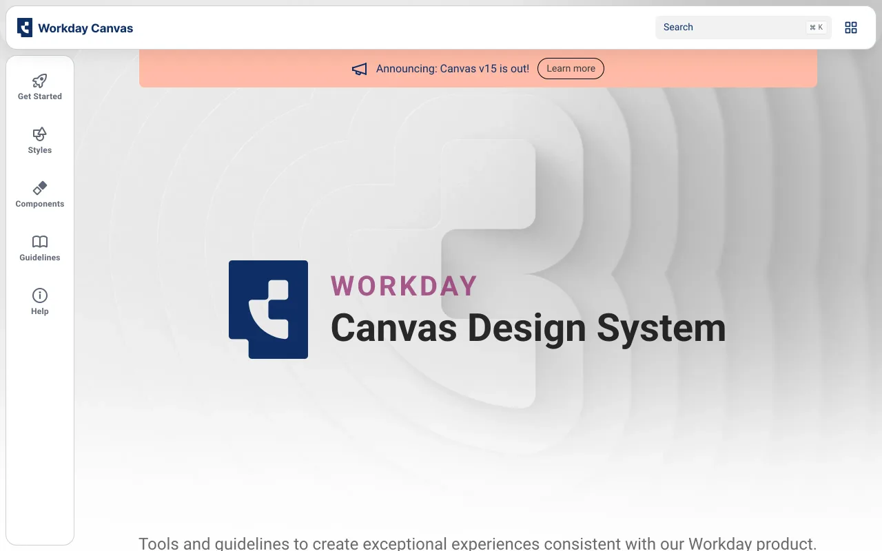 Workday Canvas screenshot