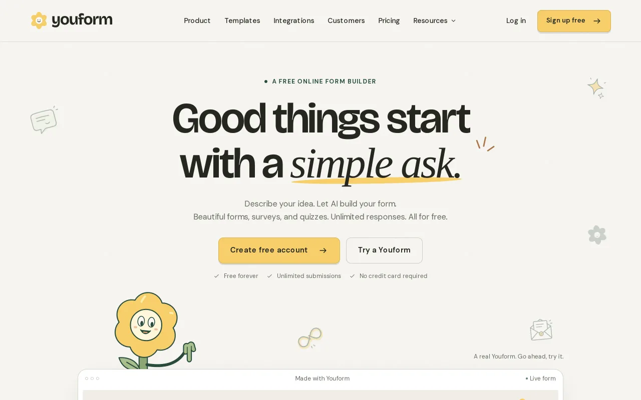 Youform screenshot